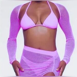 NWT SKIMS RECYCLED SWIM CUT OUT
SWIM SHRUG VIOLET XXS-S